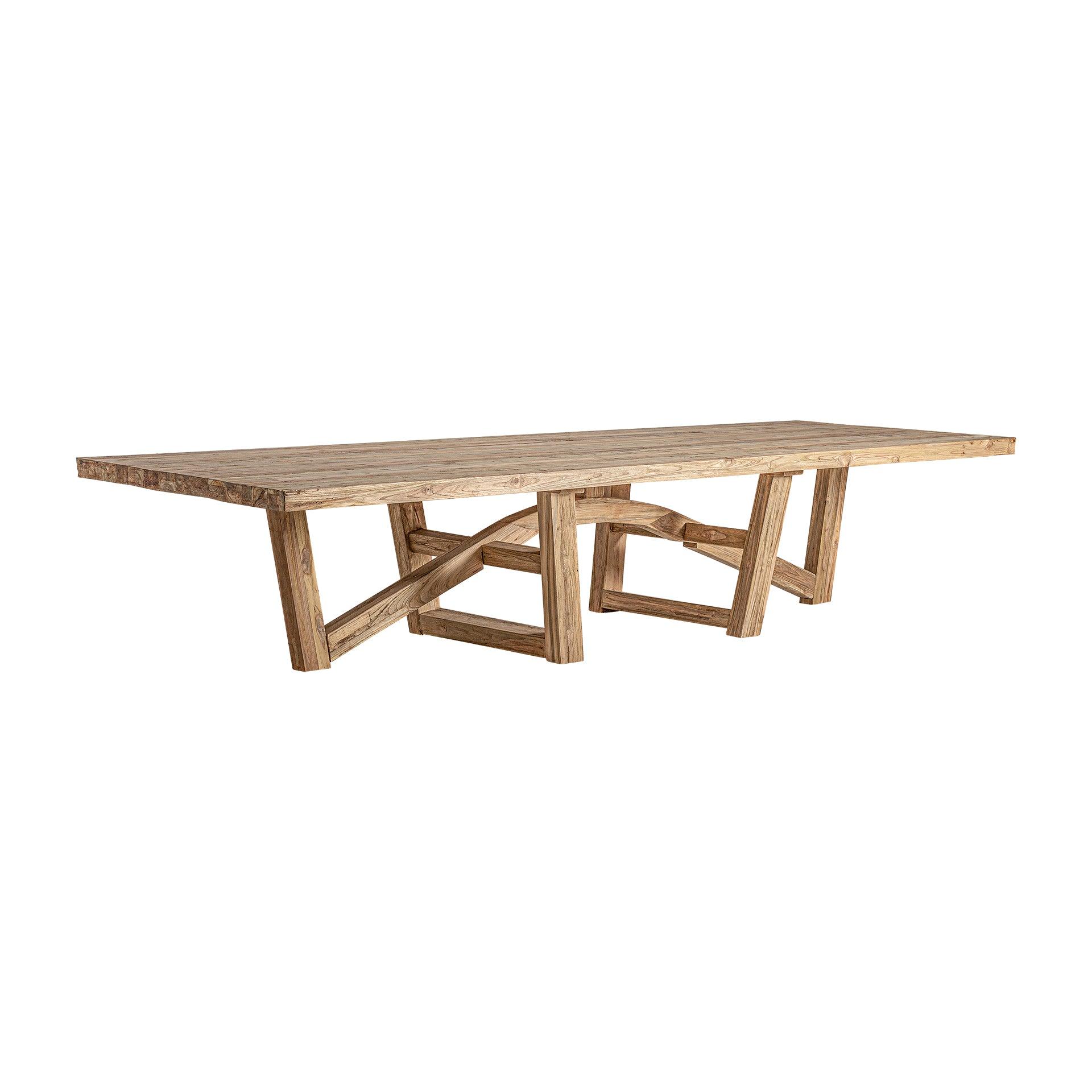 Nysted Extra Large Wooden Dining Table - Maison Rêves UK