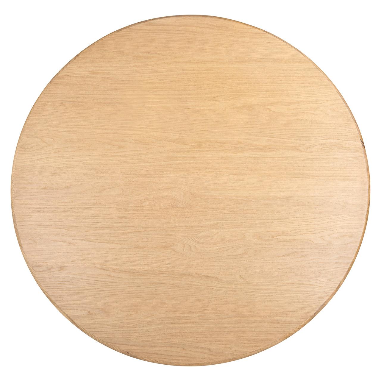 Oakley Natural Oak Wood Circular Dining Table by Richmond Interiors - Maison Rêves UK