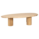 Oakley Natural Oak Wood Coffee Table by Richmond Interiors - Maison Rêves UK