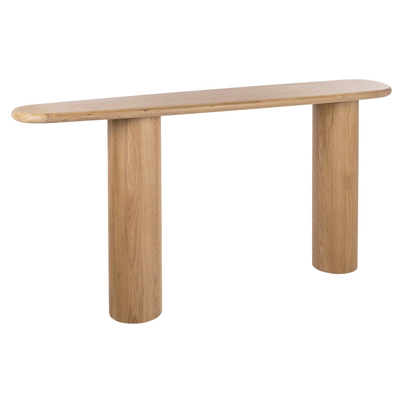 Oakley Natural Oak Wood Console Table by Richmond Interiors - Maison Rêves UK