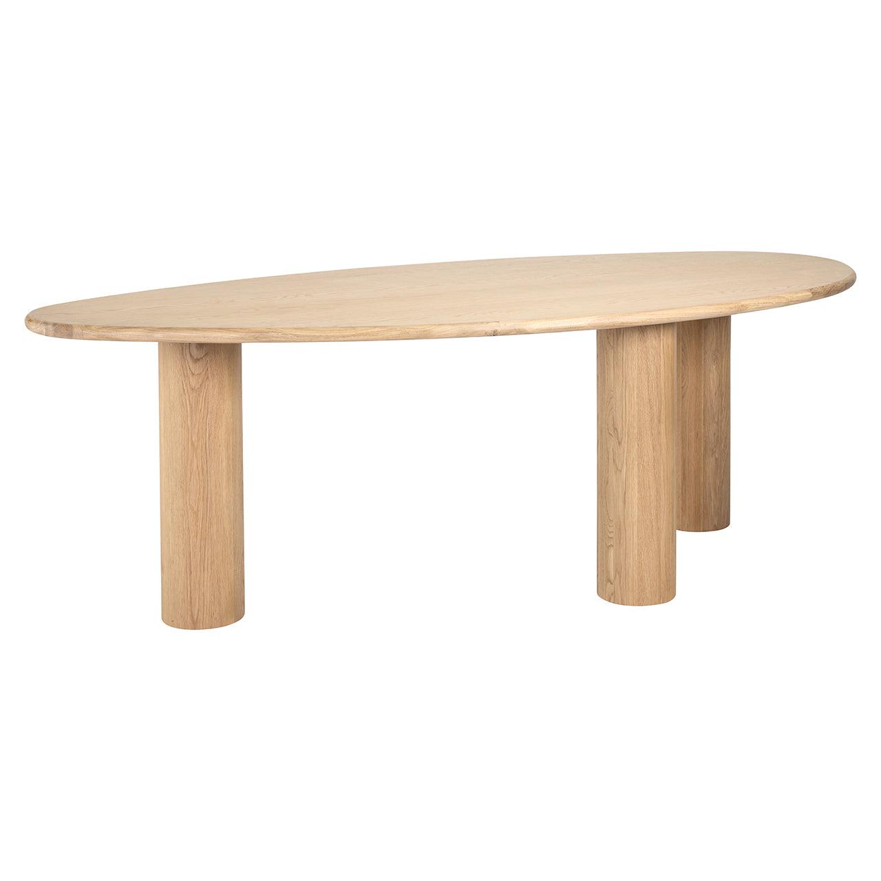 Oakley Natural Oak Wood Oval Dining Table by Richmond Interiors - Maison Rêves UK