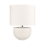 Otis Off White Earthenware Table Lamp - Maison Rêves UK