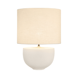 Otis Off White Earthenware Table Lamp - Maison Rêves UK