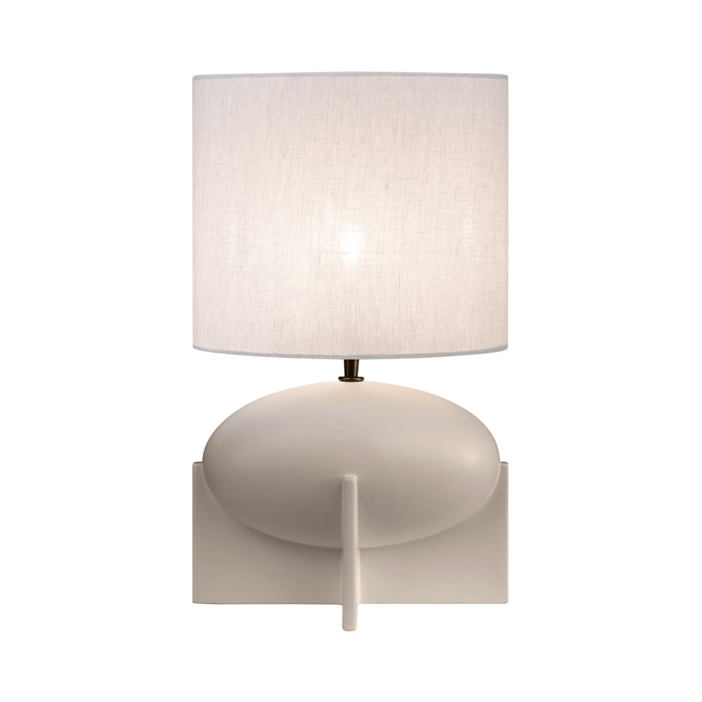 OVO 1 Earthenware Table Lamp with Shade - Maison Rêves UK