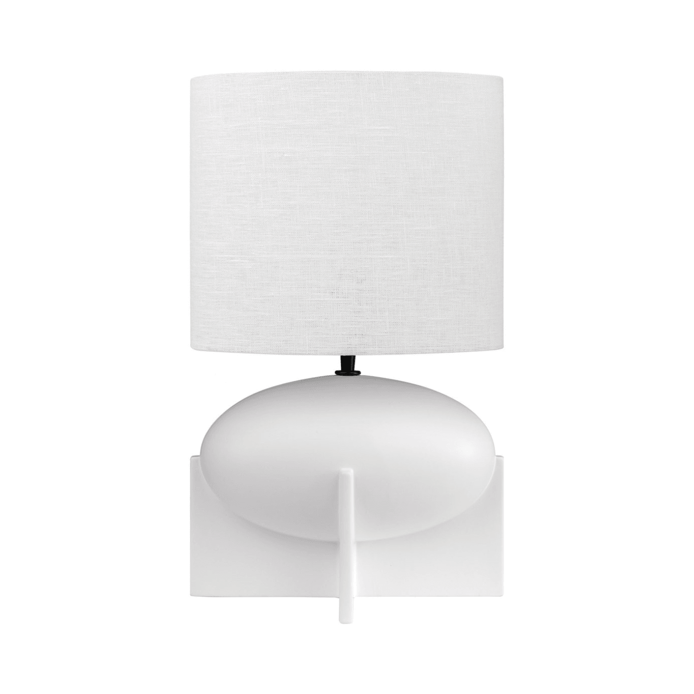 OVO 1 Earthenware Table Lamp with Shade - Maison Rêves UK