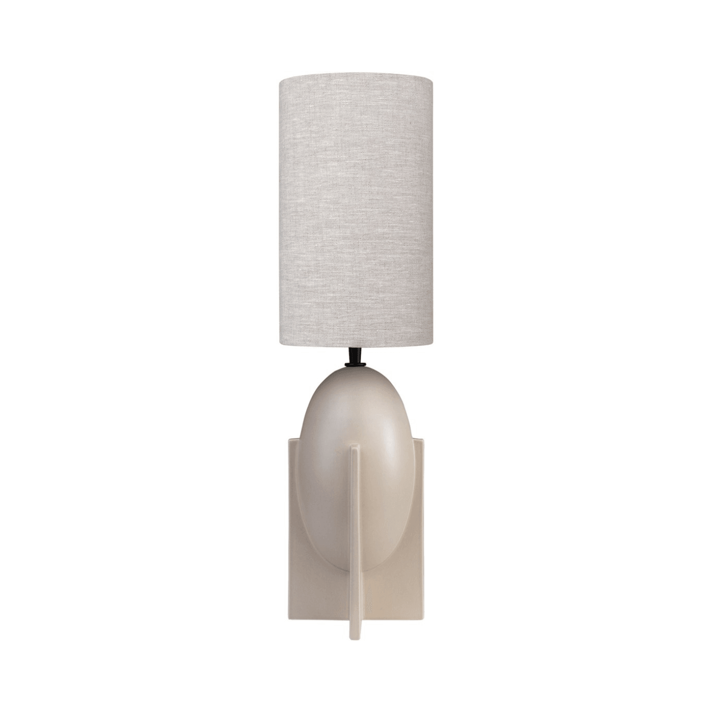 OVO 2 Earthenware Table Lamp with Shade - Maison Rêves UK