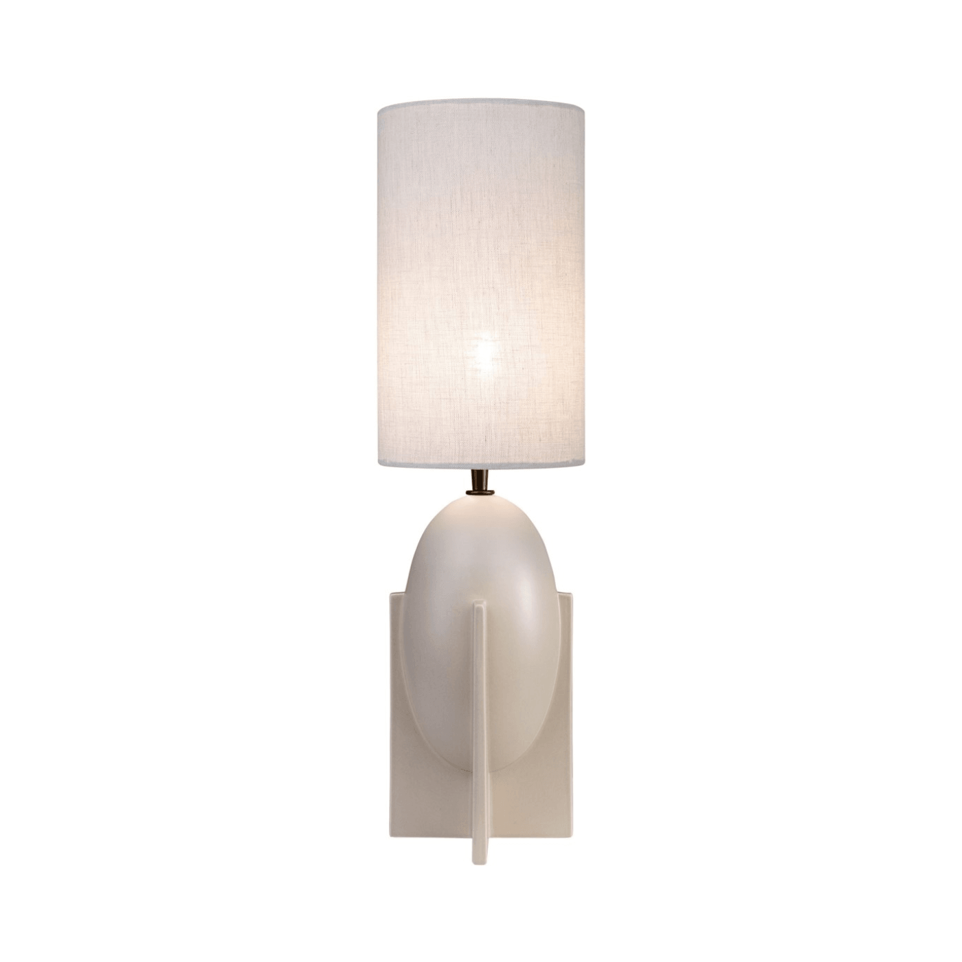 OVO 2 Earthenware Table Lamp with Shade - Maison Rêves UK