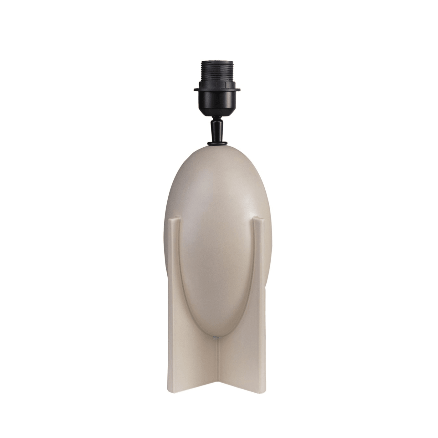 OVO 2 Earthenware Table Lamp with Shade - Maison Rêves UK