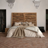 Askale Cream Teak Wood Wall Art - Maison Rêves UK
