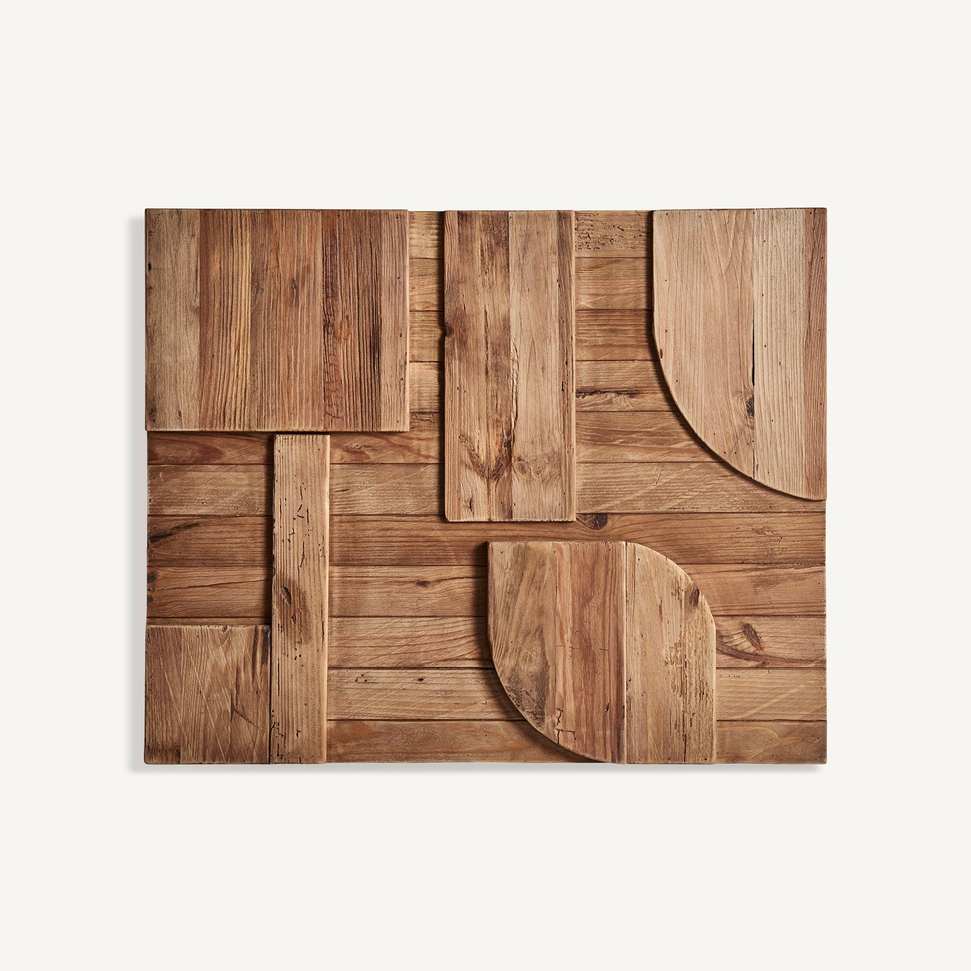 Crissey Recycled Pine Wood Wall Art - Maison Rêves UK