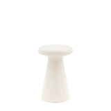 Pavio Side Table Cream Concrete Finish - Maison Rêves UK