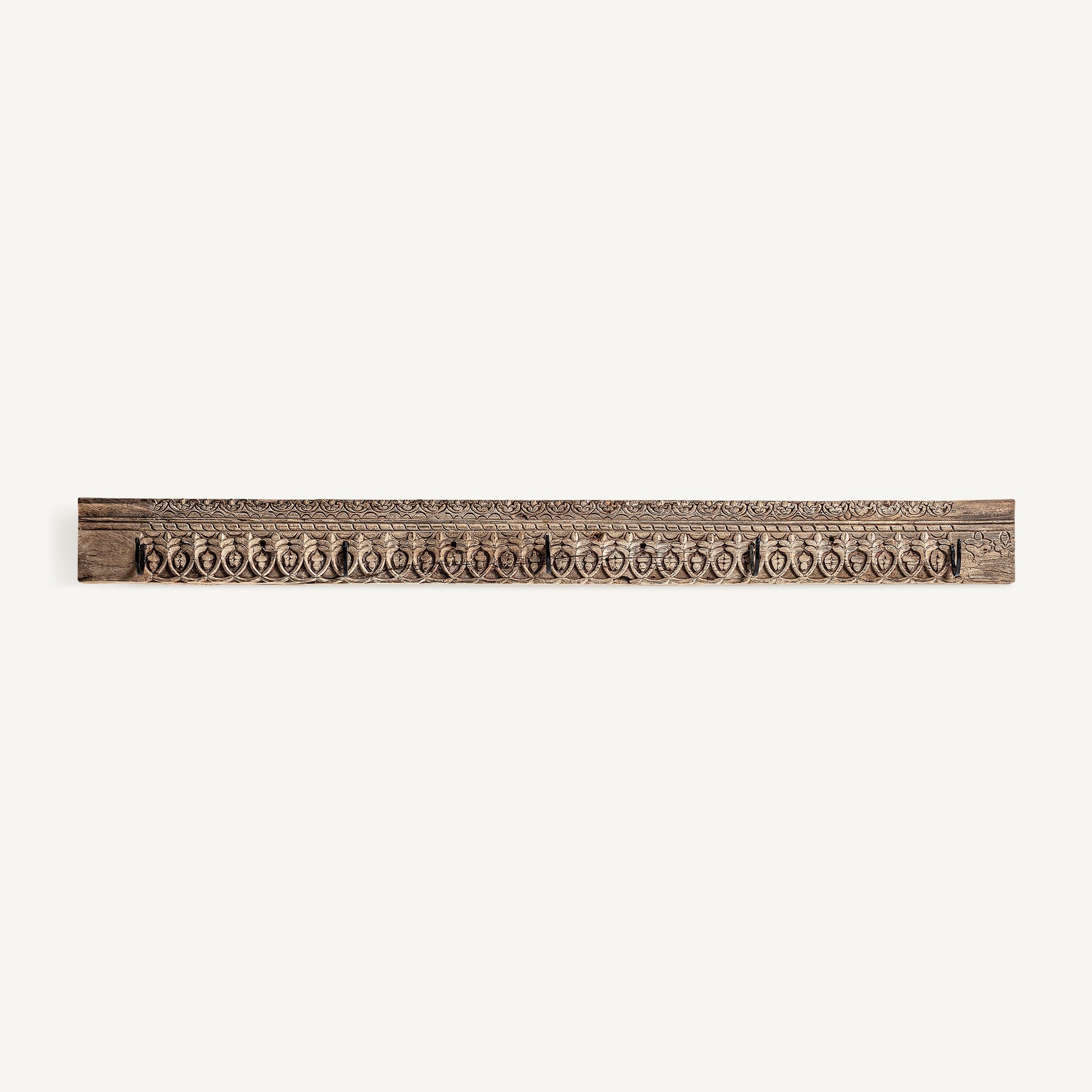 Cain Teak Wood Coat Hanger - Maison Rêves UK