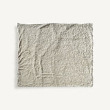 Canace Off White Cotton Throw - Maison Rêves UK