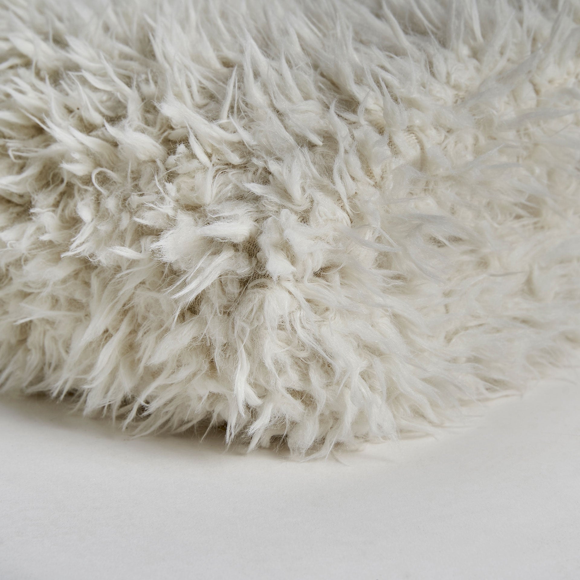 Canace Off White Cotton Throw - Maison Rêves UK