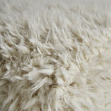 Canace Off White Cotton Throw - Maison Rêves UK