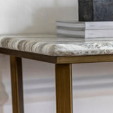 Ponte Console Table Faux Marble Top - Maison Rêves UK