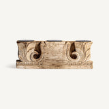 Argeen Teak Wood Candle Holder - Maison Rêves UK