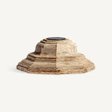 Dhobley Teak Wood Candle Holder - Maison Rêves UK