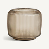 Tinca Glass Candle Holder - 19cm - Maison Rêves UK
