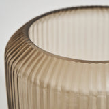 Tinca Glass Candle Holder - 19cm - Maison Rêves UK