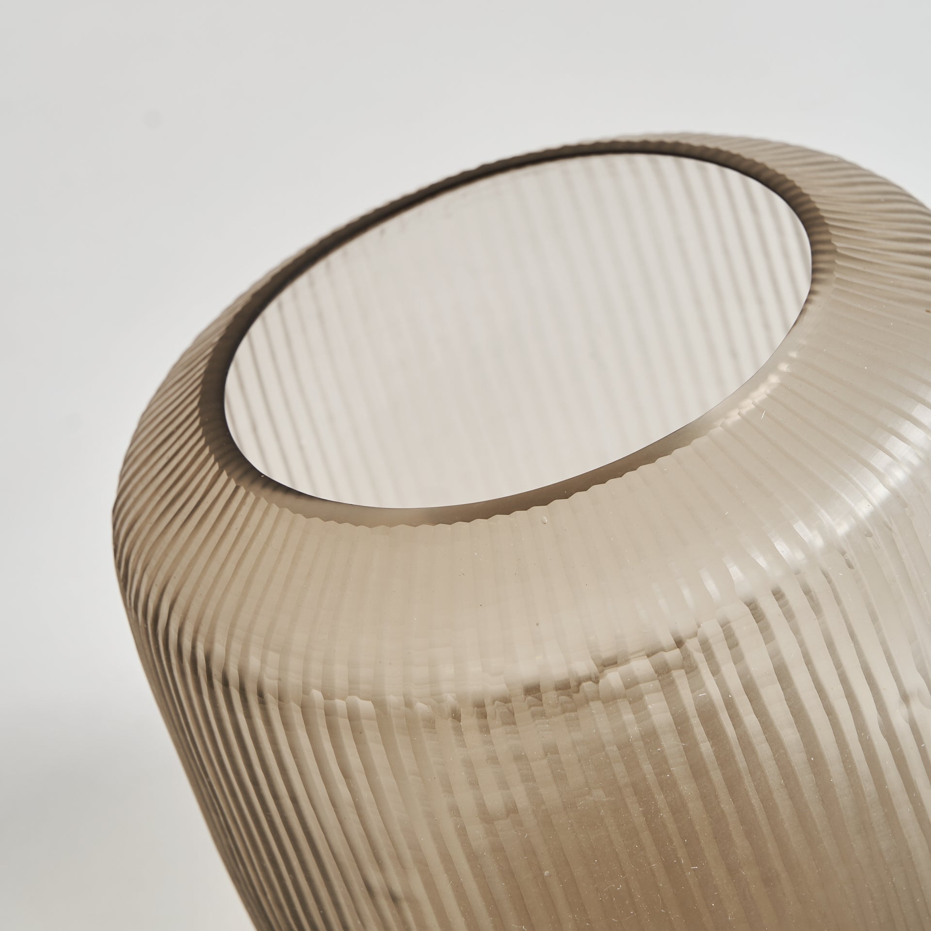 Tinca Glass Candle Holder - 25cm - Maison Rêves UK