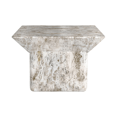 Prism Faux Marble Square Coffee Table - Maison Rêves UK