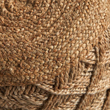Elgin Jute Pouffe - Maison Rêves UK