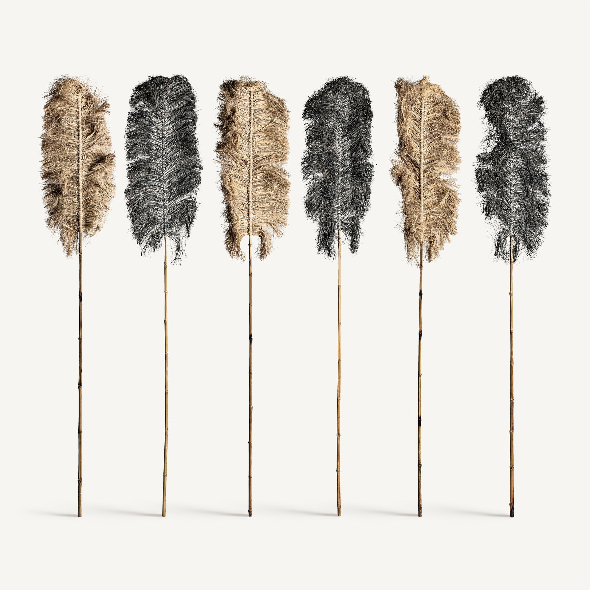 Jerzy Raffia Decorative Branch (Set of 6) - Maison Rêves UK