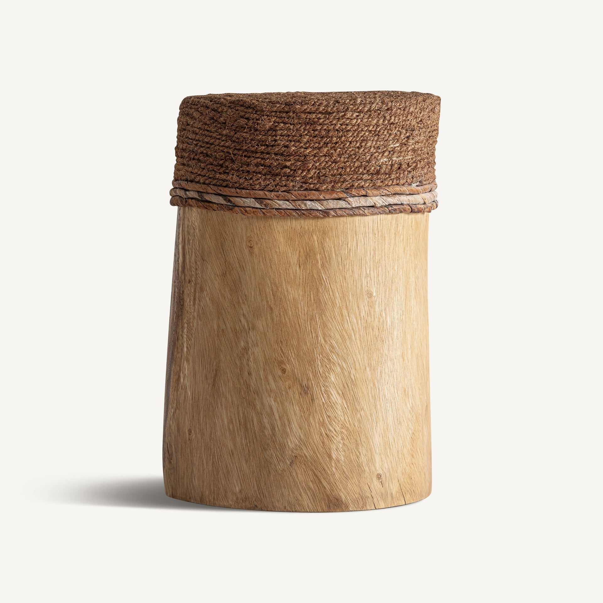 Brunico Suar Wood Footrest - Maison Rêves UK