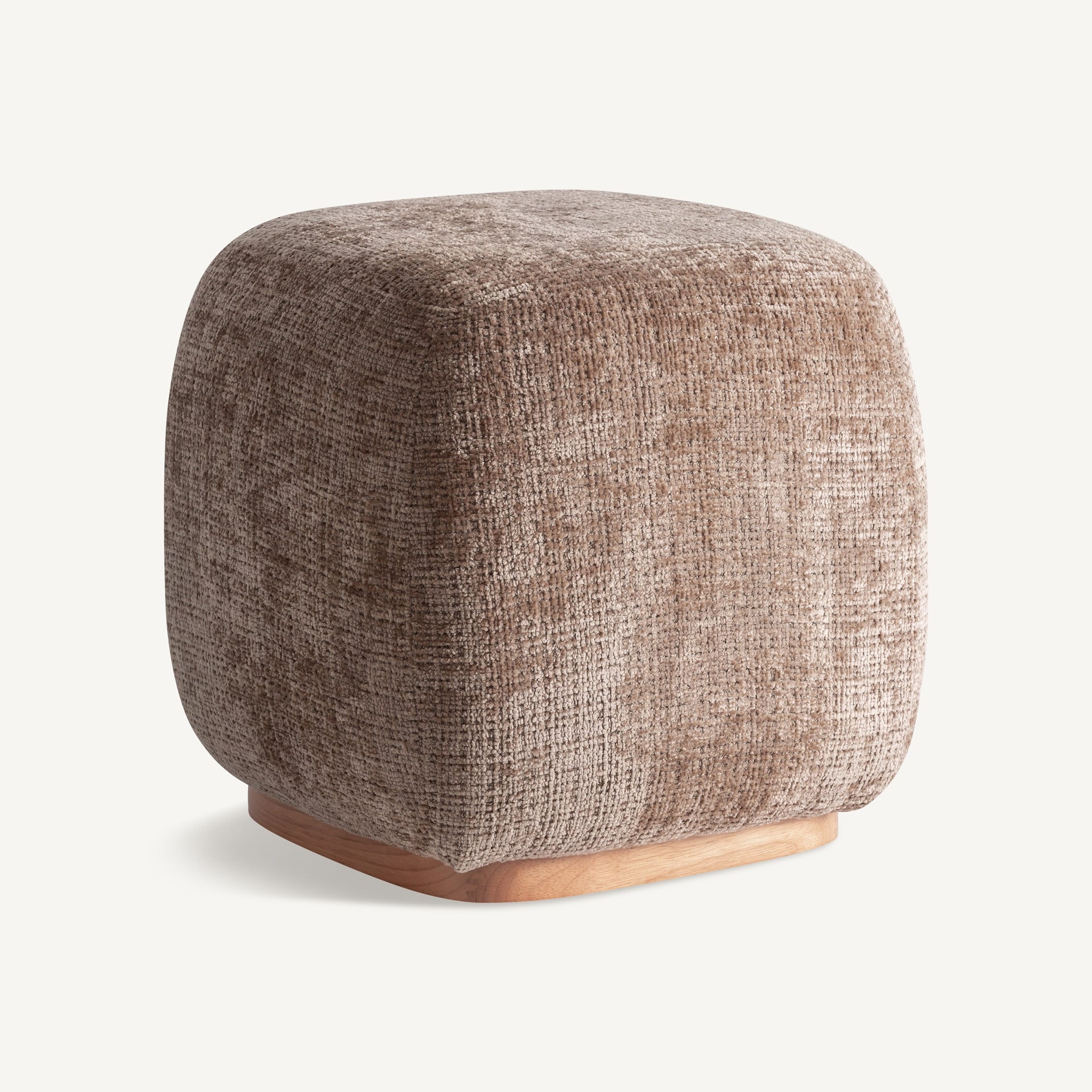 Calypso Taupe Footrest - Maison Rêves UK