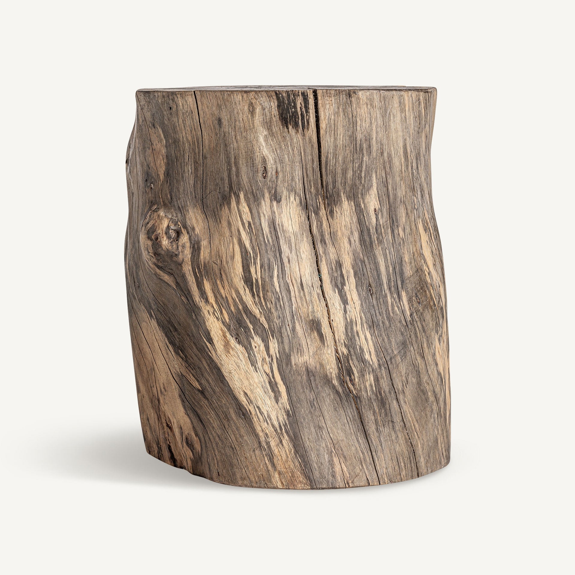 Dharm Tamarind Wood Footrest - 36cm - Maison Rêves UK