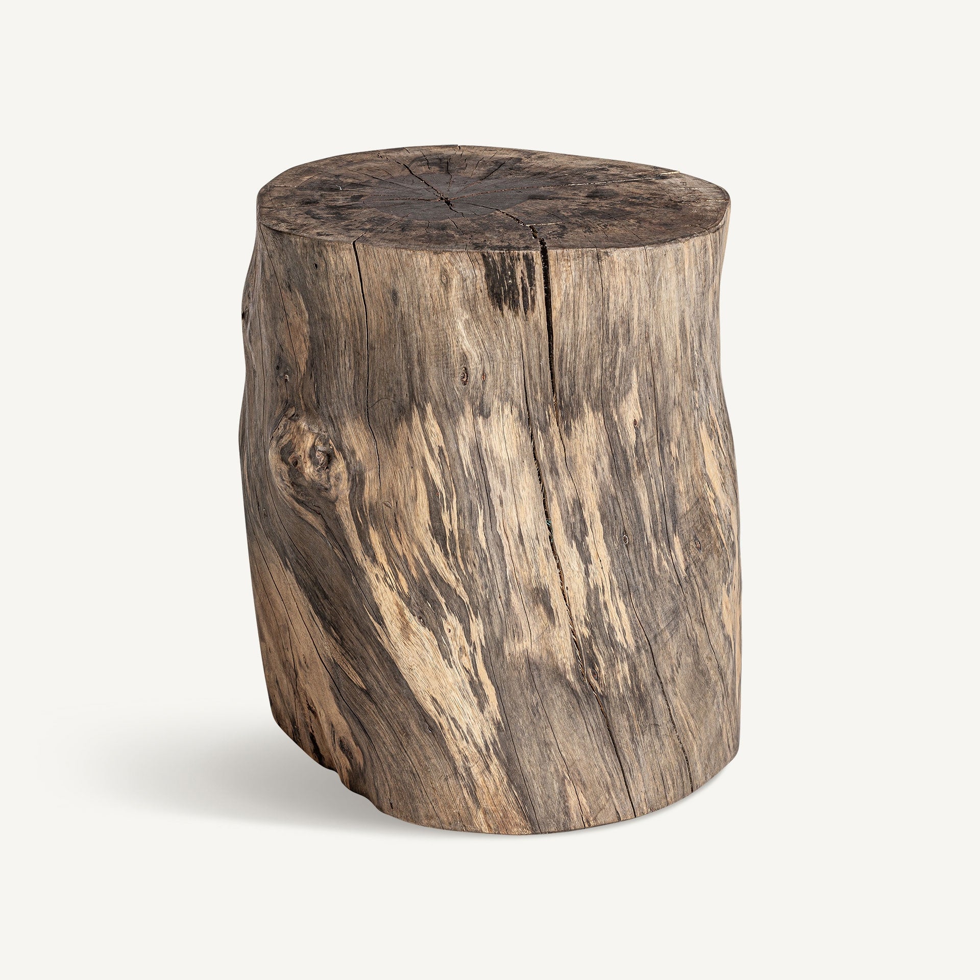 Dharm Tamarind Wood Footrest - 36cm - Maison Rêves UK