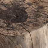 Dharm Tamarind Wood Footrest - 36cm - Maison Rêves UK