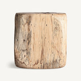 Dharm Tamarind Wood Footrest - 43cm - Maison Rêves UK