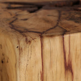 Dharm Tamarind Wood Footrest - 43cm - Maison Rêves UK