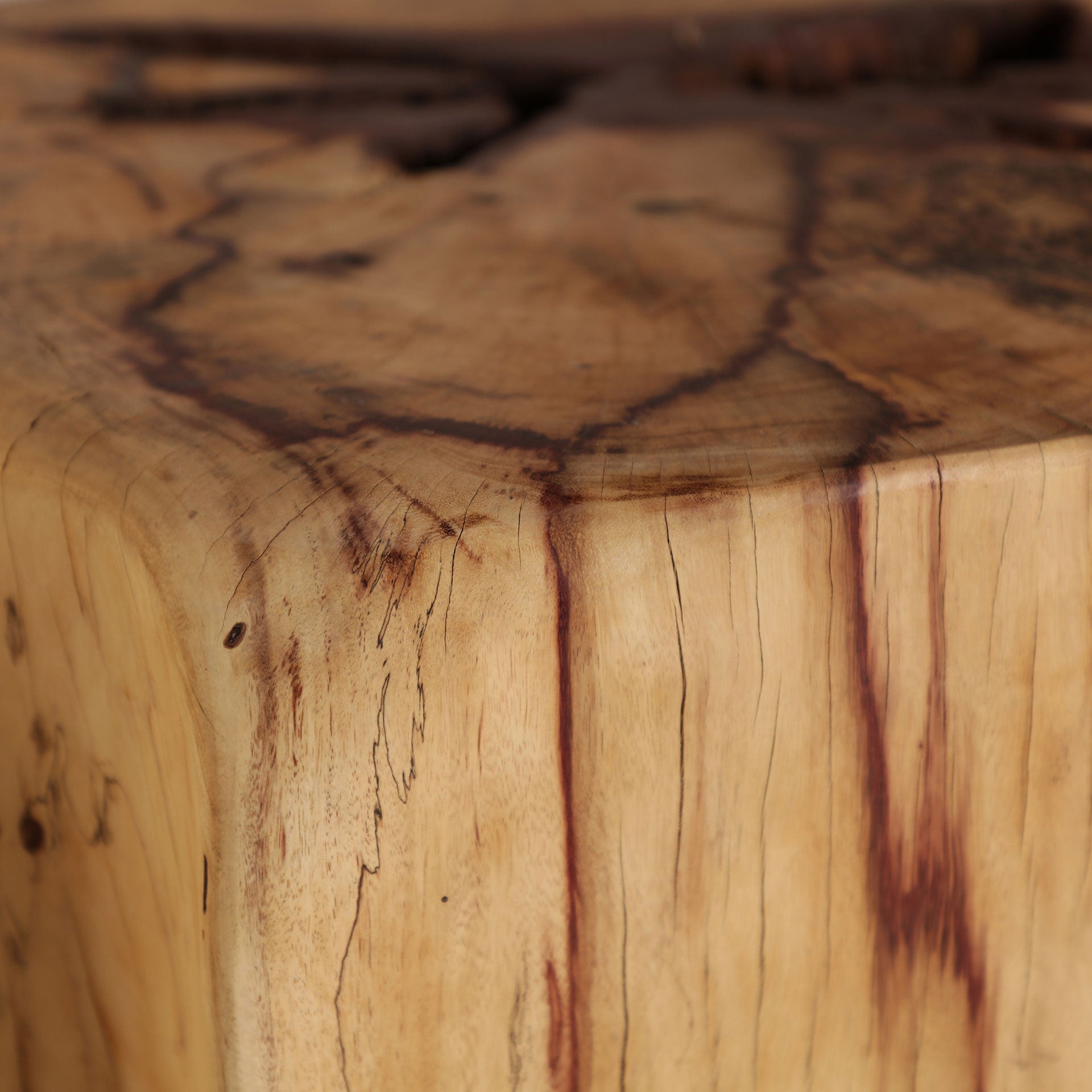 Dharm Tamarind Wood Footrest - 43cm - Maison Rêves UK