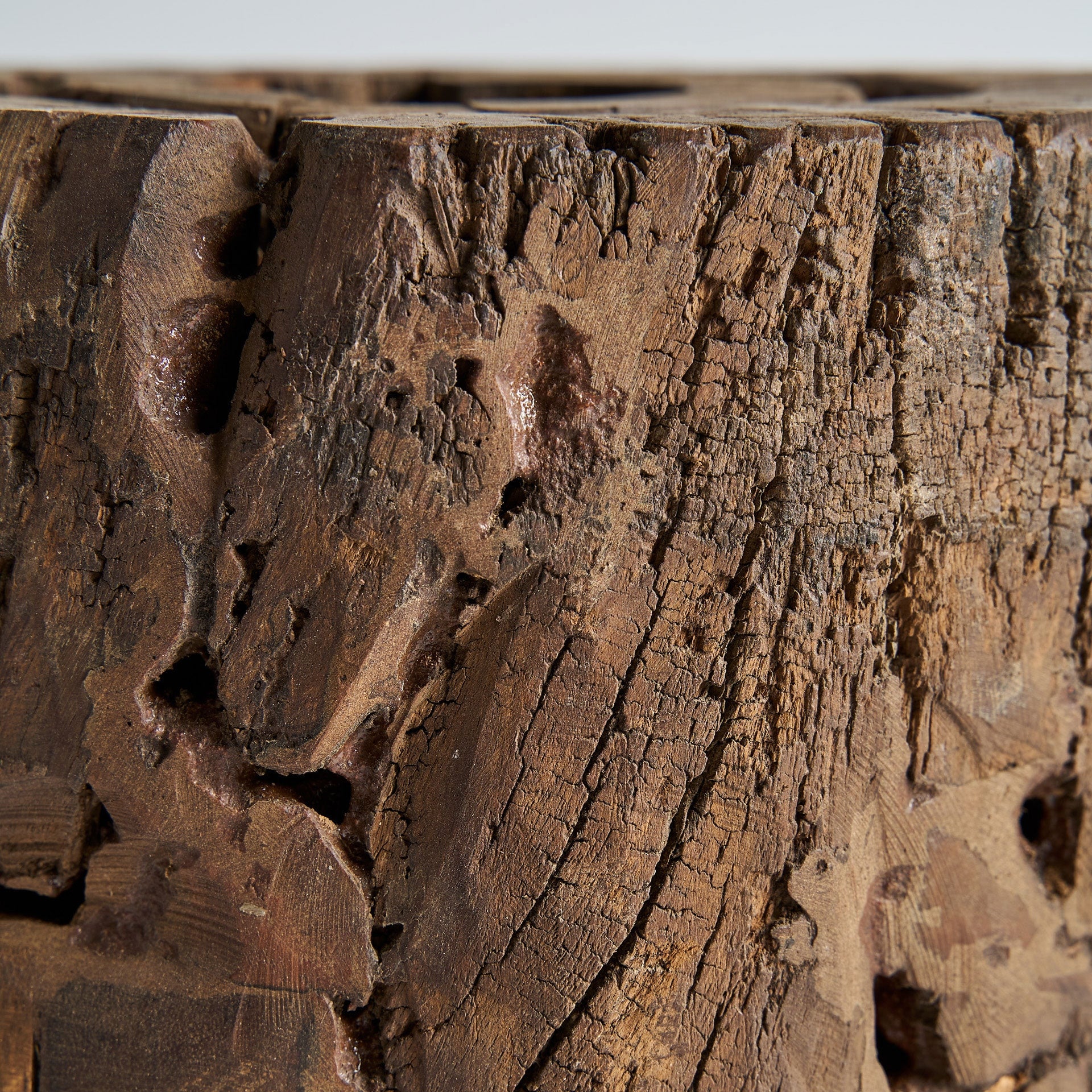 Kraj Mango Wood Footrest - Maison Rêves UK