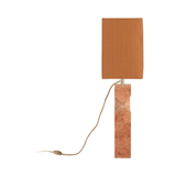 Reso Two Travertine Table Lamp with Shade - Maison Rêves UK