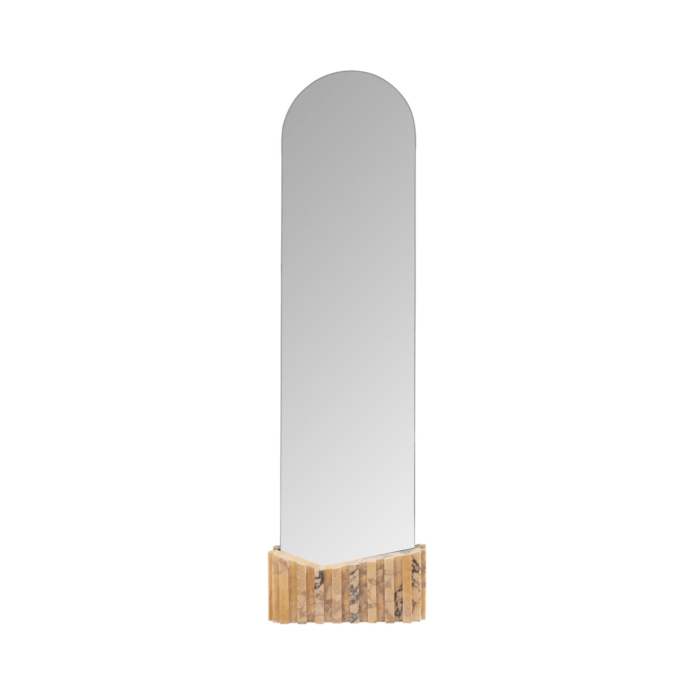 Roman Marble Floor Standing Mirror - Maison Rêves UK