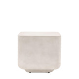 Rozzan Side Table Concrete Finish - Maison Rêves UK