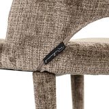 Chair Cecilia Stone Chenille Fire Retardant (Niagara 104 Stone Chenille)