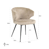 Xandra Dining Chair Desert Fusion