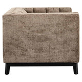 Lounge Chair Beaudy Stone Chenille Fire Retardant (Niagara 104 Stone Chenille)