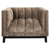 Lounge Chair Beaudy Stone Chenille Fire Retardant (Niagara 104 Stone Chenille)