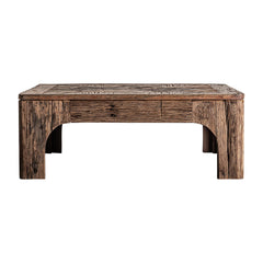 Samsun Reclaimed Wood Square Coffee Table - Maison Rêves UK