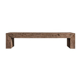 Samsun Recycled Pine Wood Rectangular Coffee Table - Extra Large - Maison Rêves UK