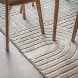 Sas Circular Knotted Rug Natural Small - Maison Rêves UK