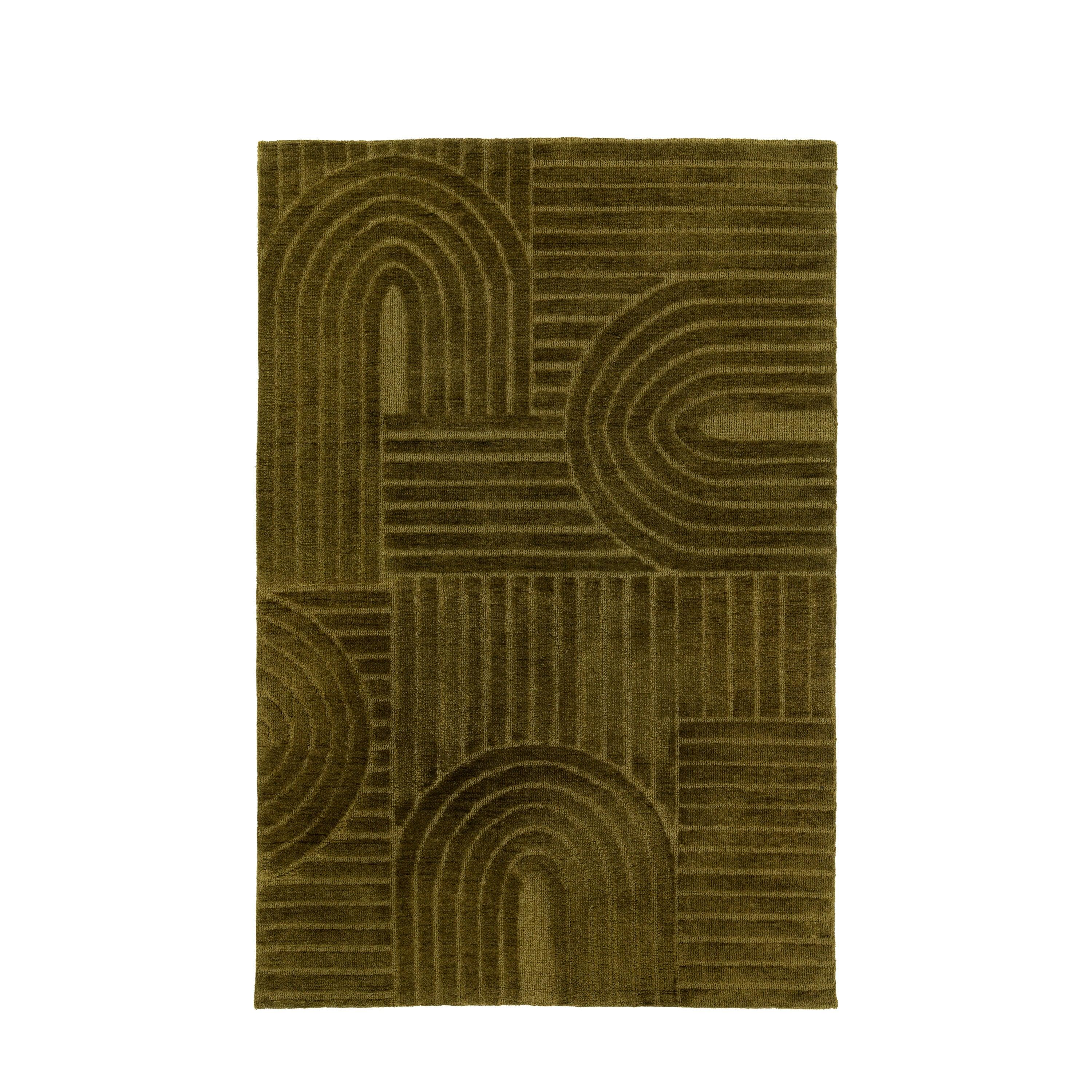 Sas Rug Deep Olive Small - Maison Rêves UK