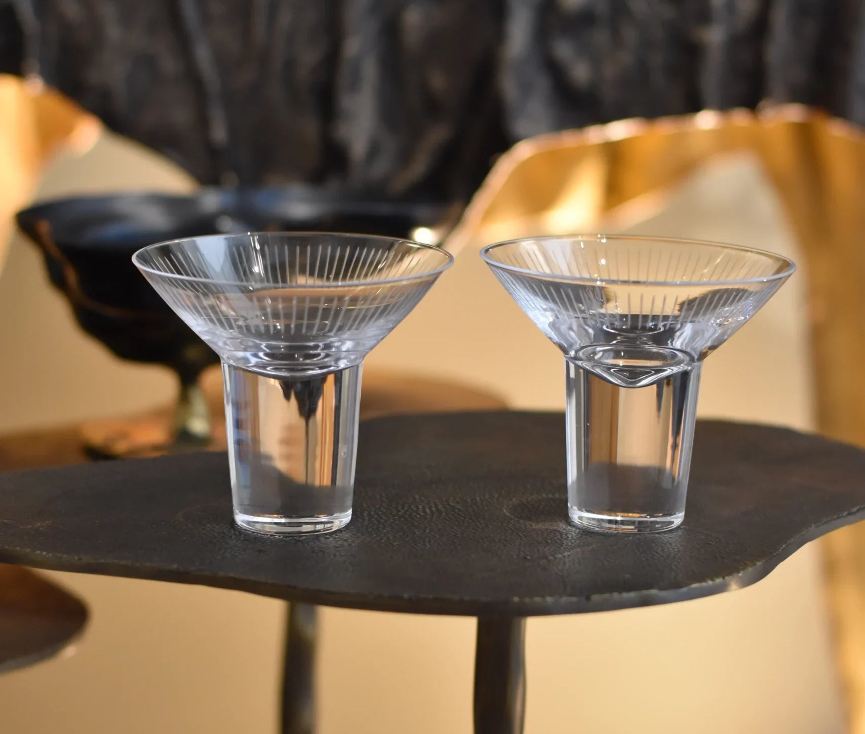 Set of 2 Martini Glasses