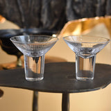 Set of 2 Martini Glasses